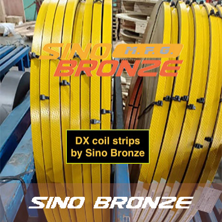 Original dx coil strips on web